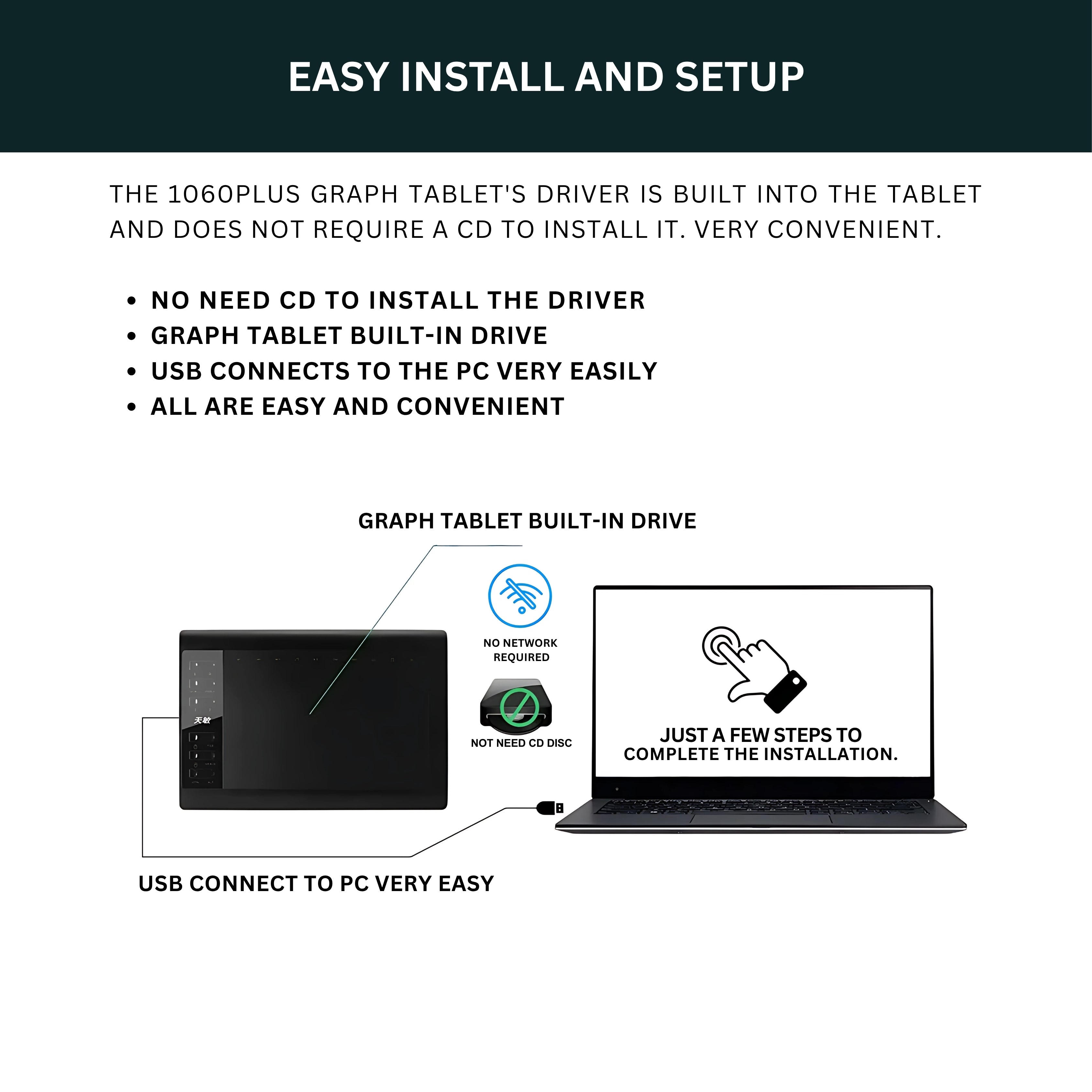 10moons 1060Plus Digital Graphic Tablet