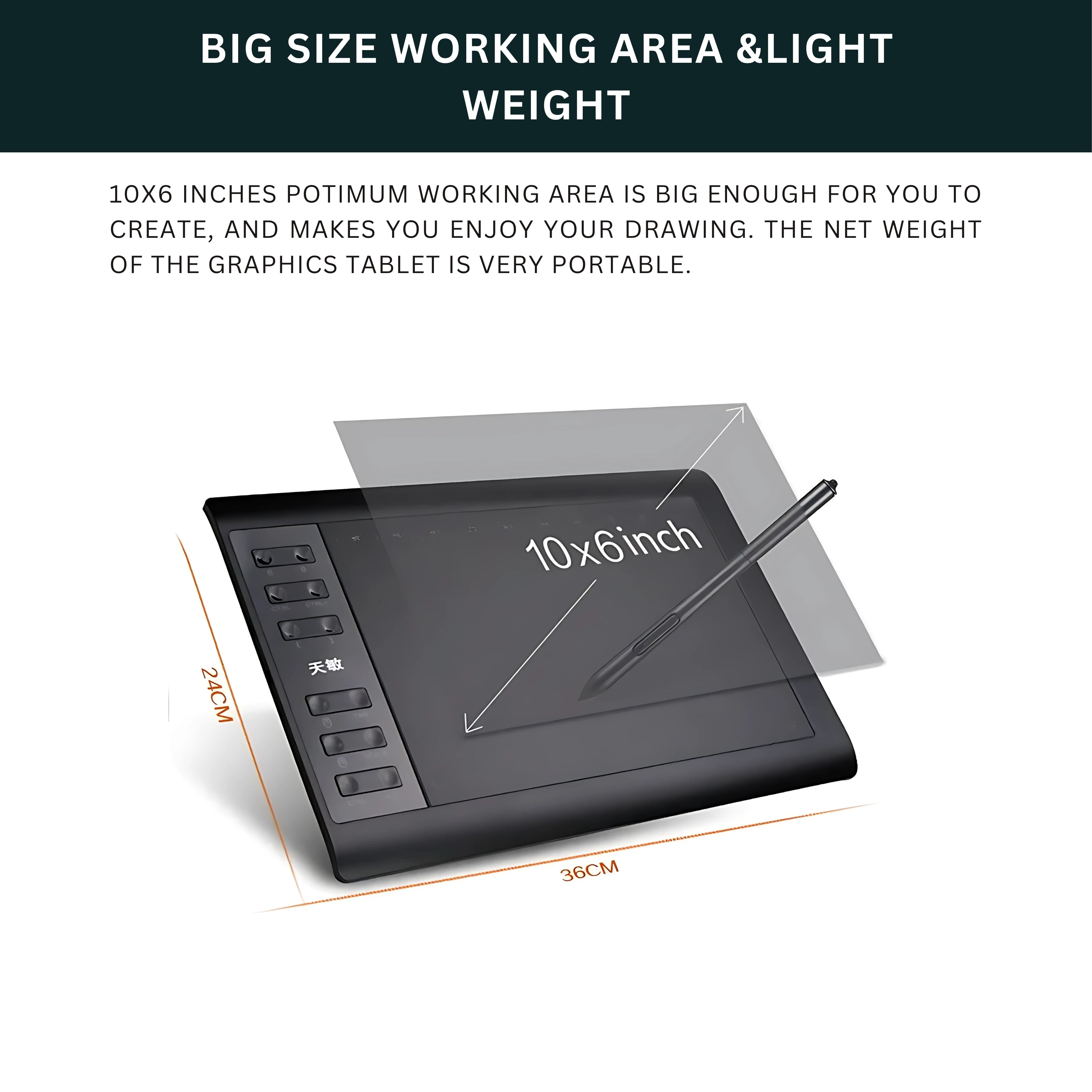 10moons 1060Plus Digital Graphic Tablet