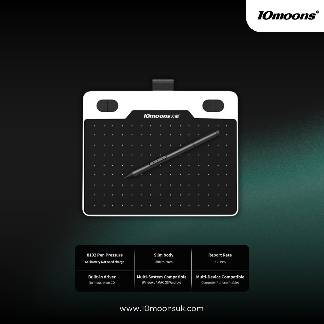 10moons T503 Ultra-Light Graphic Drawing Tablet