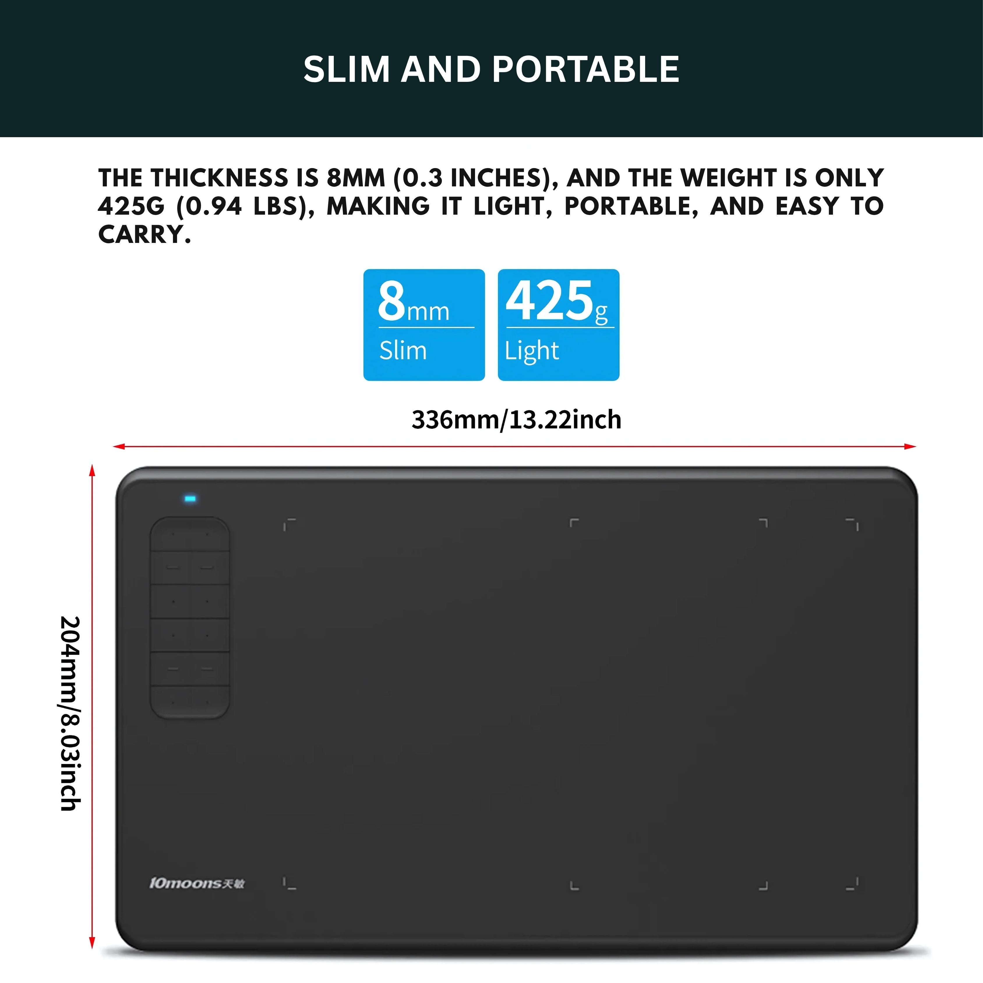 10Moons G12 Digital Graphics Tablet