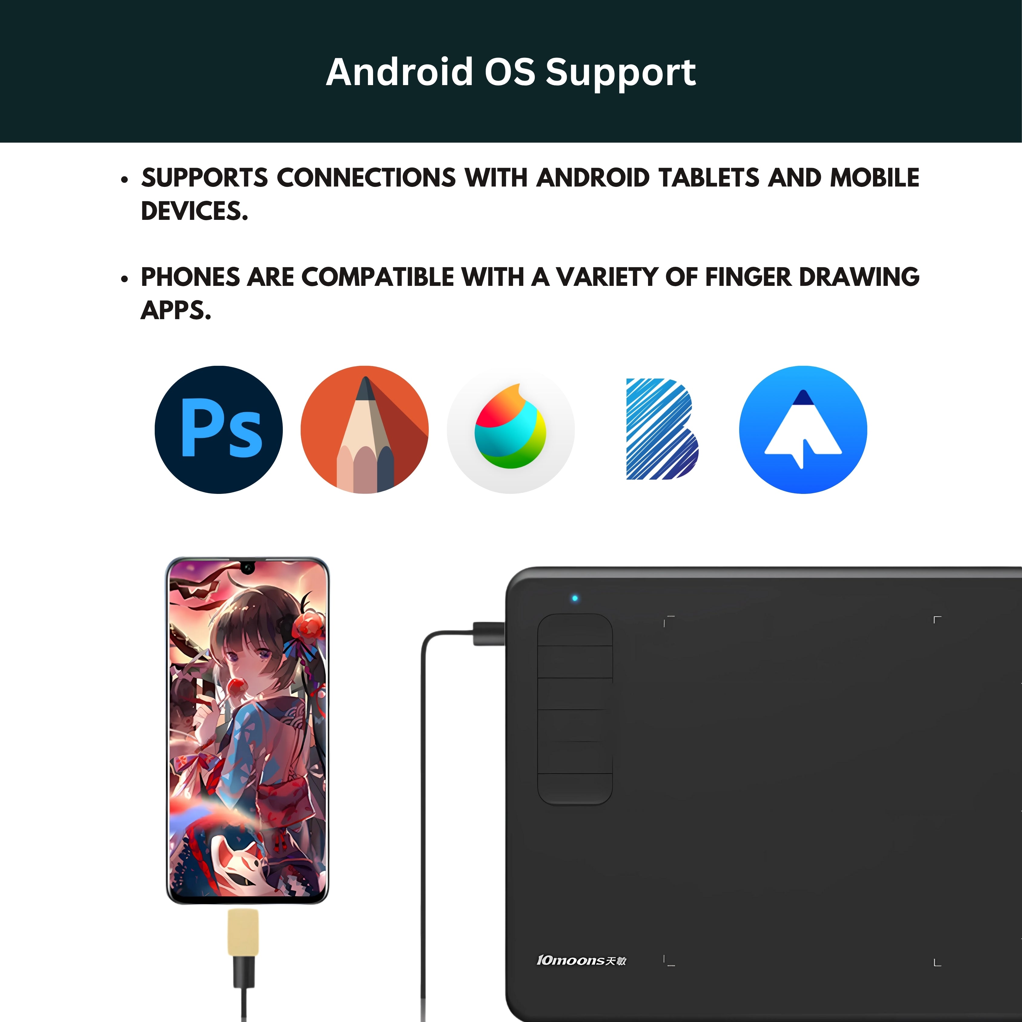 10Moons G12 Digital Graphics Tablet