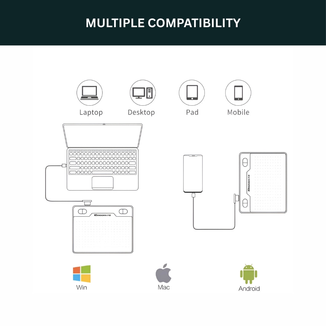 10moons T503 Ultra-Light Graphic Drawing Tablet