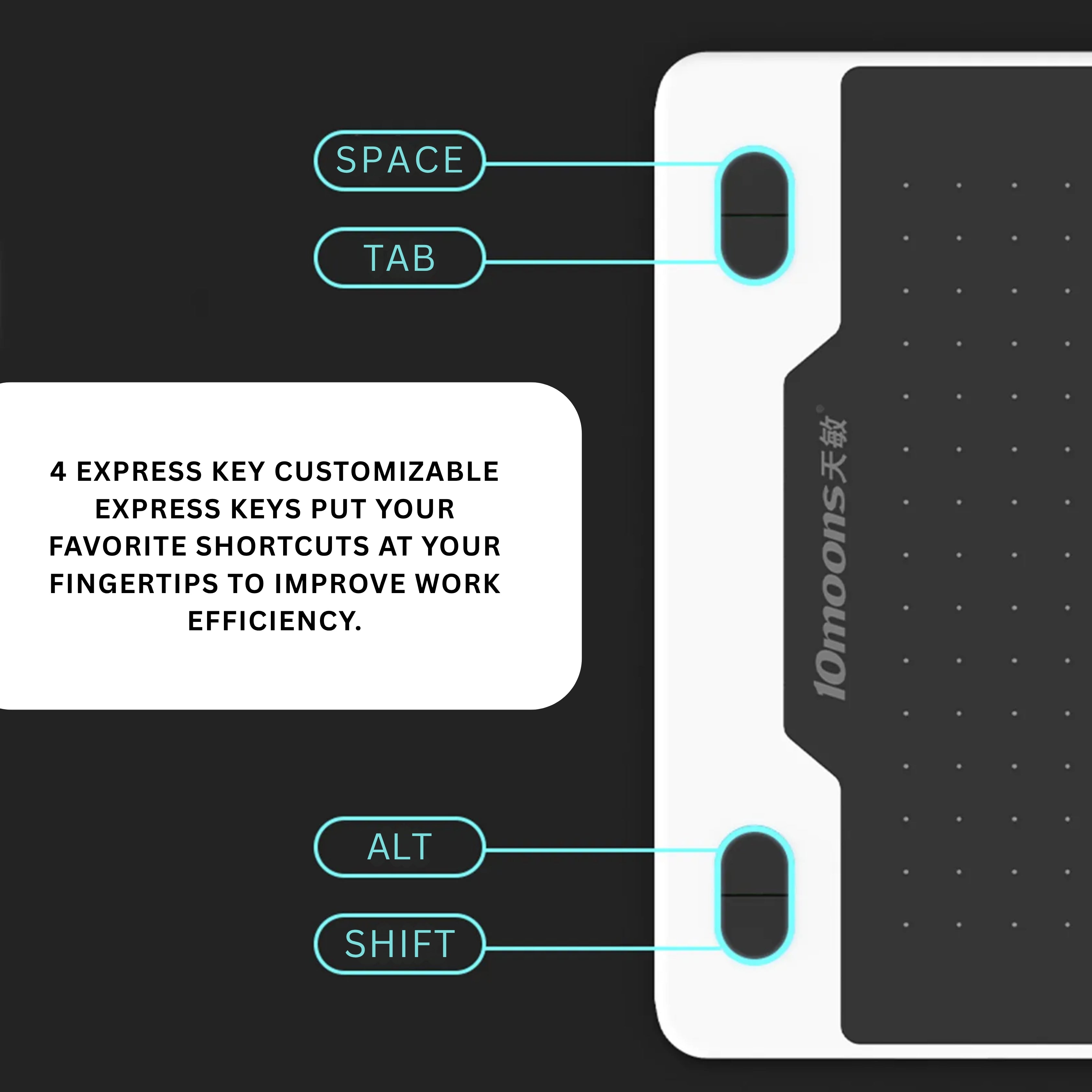 10moons T503 Ultra-Light Graphic Drawing Tablet