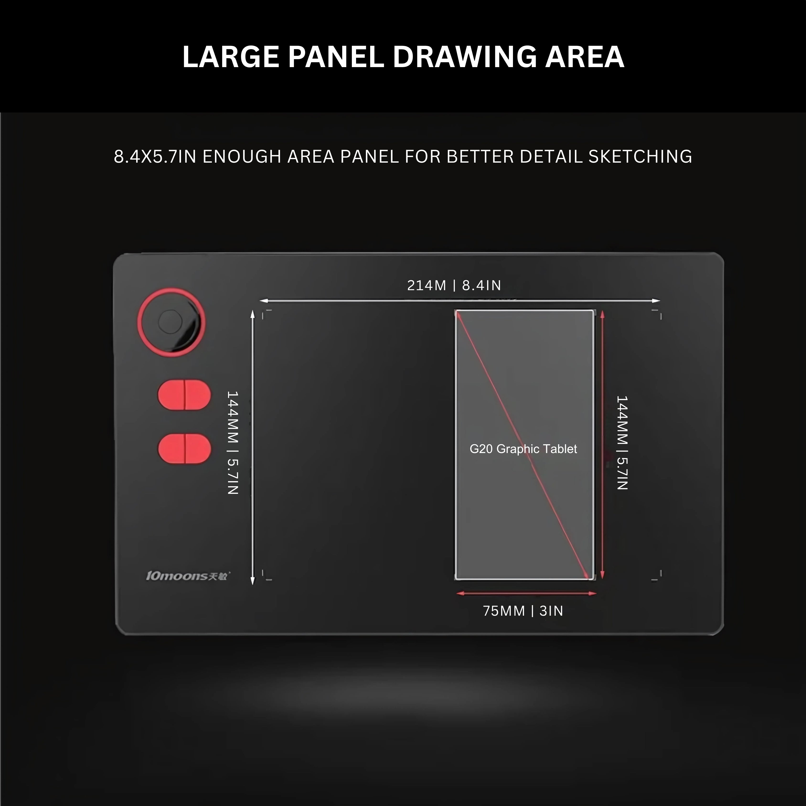 10moons G20 Graphic Drawing Tablet