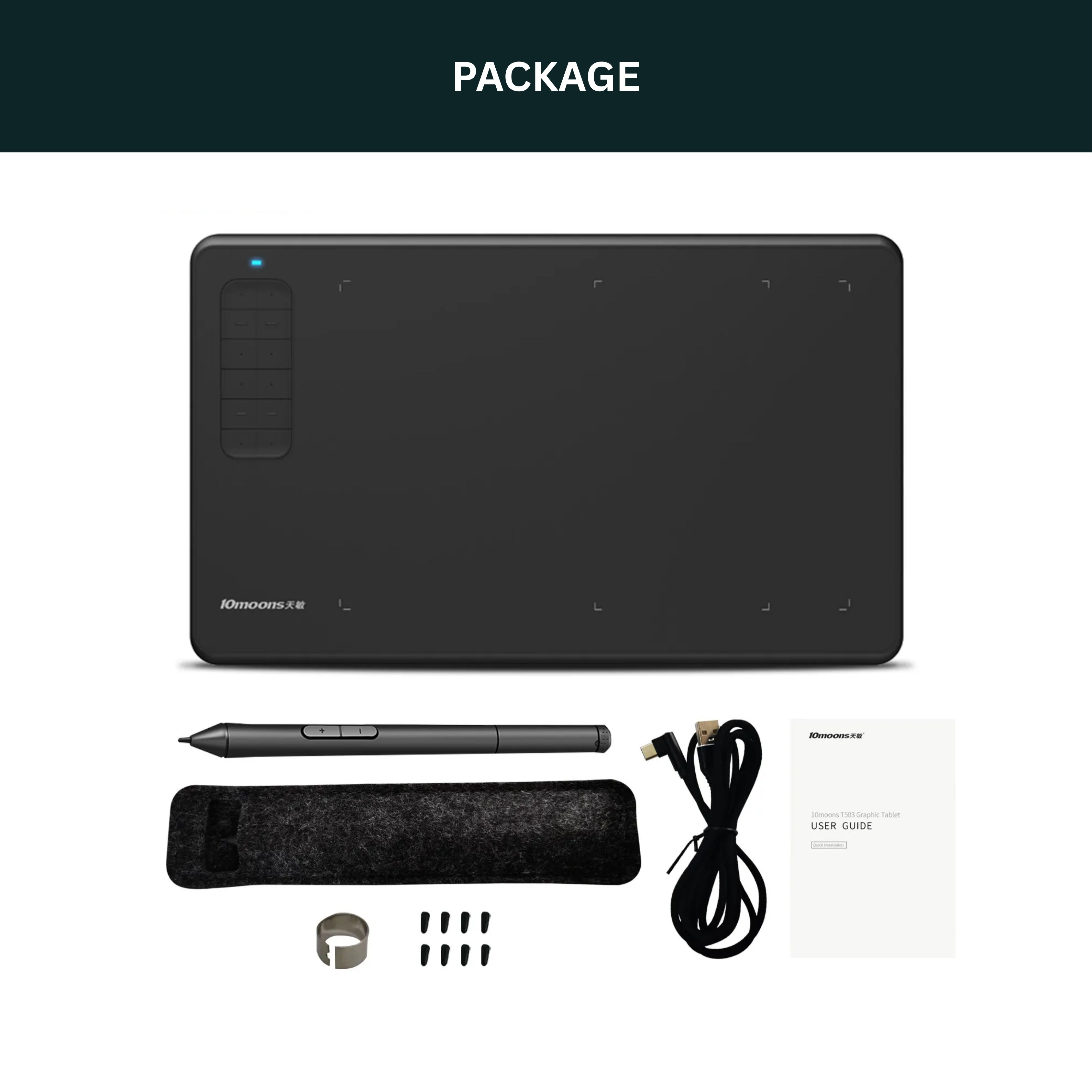 10Moons G12 Digital Graphics Tablet